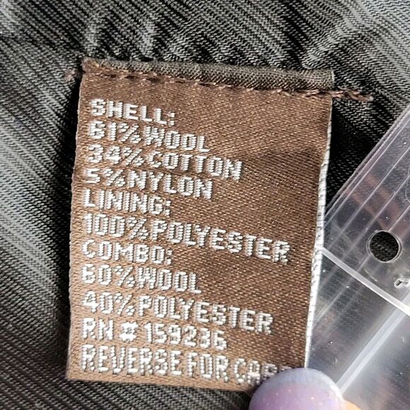 J Mclaughlin Cate Vest Size Large Tunic Blazer Black White Houndstooth Wool NEW - Picture 8 of 11